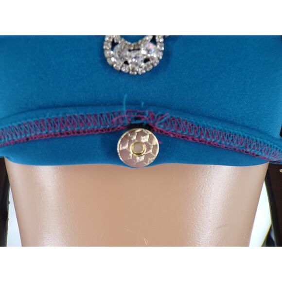 Dance Costume Reverence Small Child Teal Jazz Contemporary Long Sleeve Pageant - Picture 6 of 11